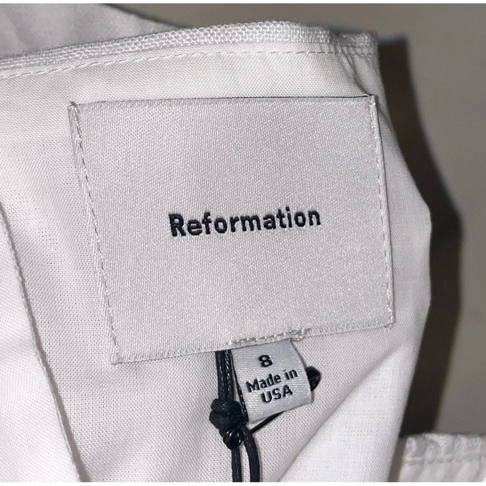 Reformation White Midi Dress - Picture 13 of 15